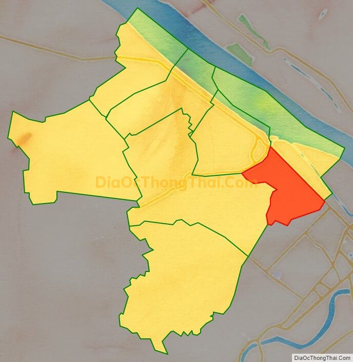 Bản đồ vị trí và địa giới hành chính Phường An Thới, quận Bình Thủy