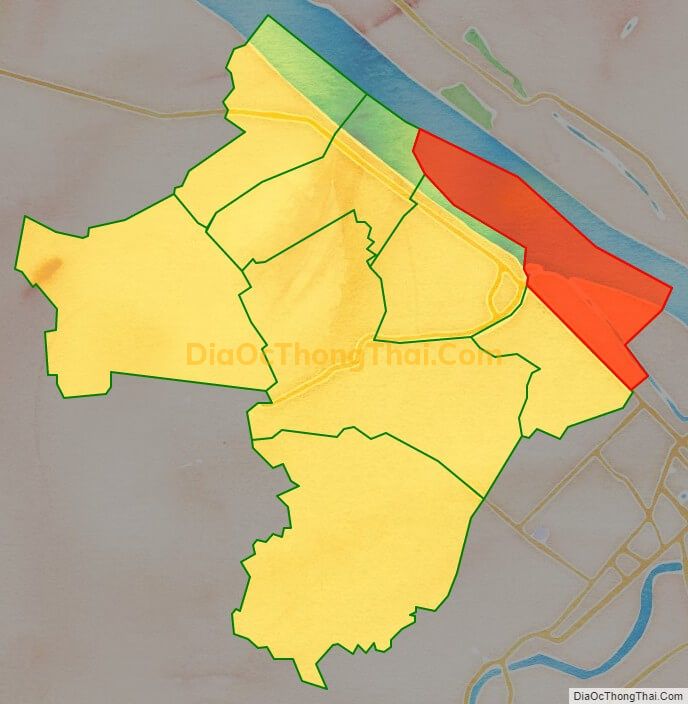 Bản đồ vị trí và địa giới hành chính Phường Bùi Hữu Nghĩa, quận Bình Thủy