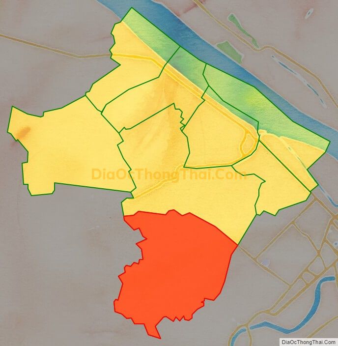 Bản đồ vị trí và địa giới hành chính Phường Long Tuyền, quận Bình Thủy