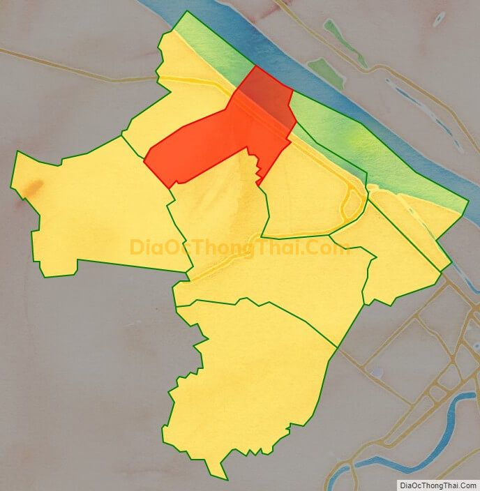 Bản đồ vị trí và địa giới hành chính Phường Trà An, quận Bình Thủy