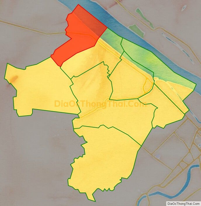 Bản đồ vị trí và địa giới hành chính Phường Trà Nóc, quận Bình Thủy