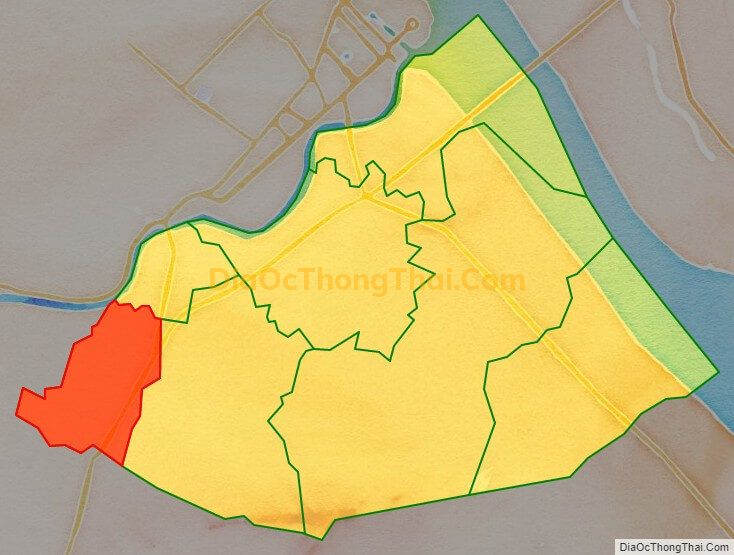 Bản đồ vị trí và địa giới hành chính Phường Ba Láng, quận Cái Răng