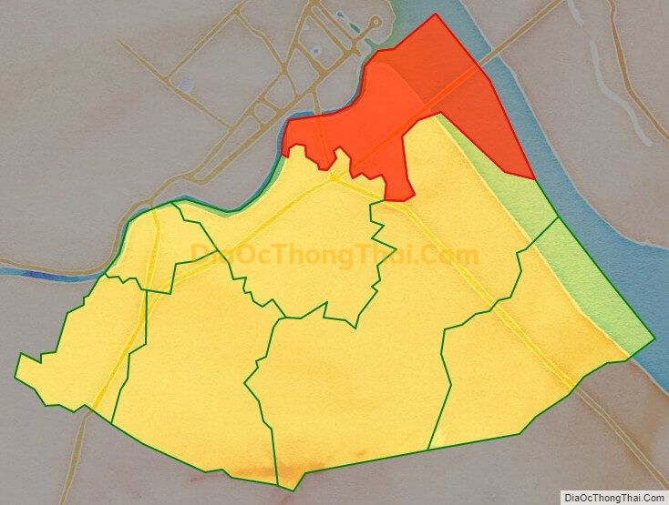 Bản đồ vị trí và địa giới hành chính Phường Hưng Phú, quận Cái Răng
