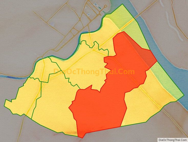 Bản đồ vị trí và địa giới hành chính Phường Phú Thứ, quận Cái Răng