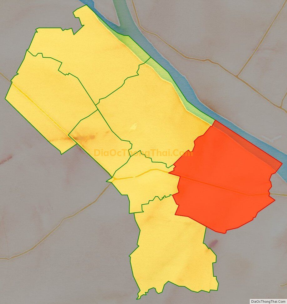 Bản đồ vị trí và địa giới hành chính Phường Phước Thới, quận Ô Môn