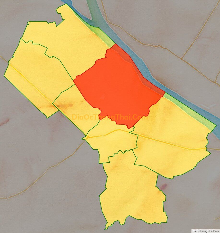Bản đồ vị trí và địa giới hành chính Phường Thới An, quận Ô Môn