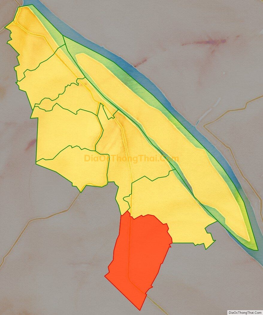 Bản đồ vị trí và địa giới hành chính Phường Tân Hưng, quận Thốt Nốt