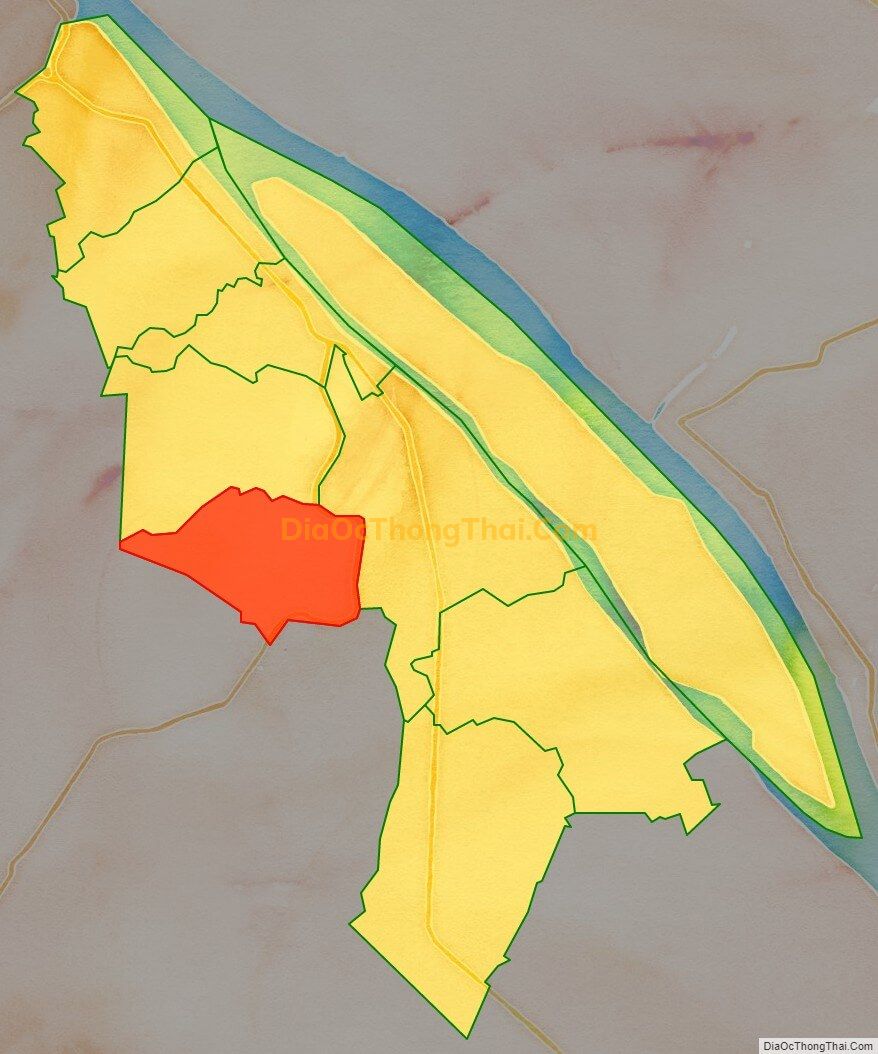 Bản đồ vị trí và địa giới hành chính Phường Thạnh Hòa, quận Thốt Nốt
