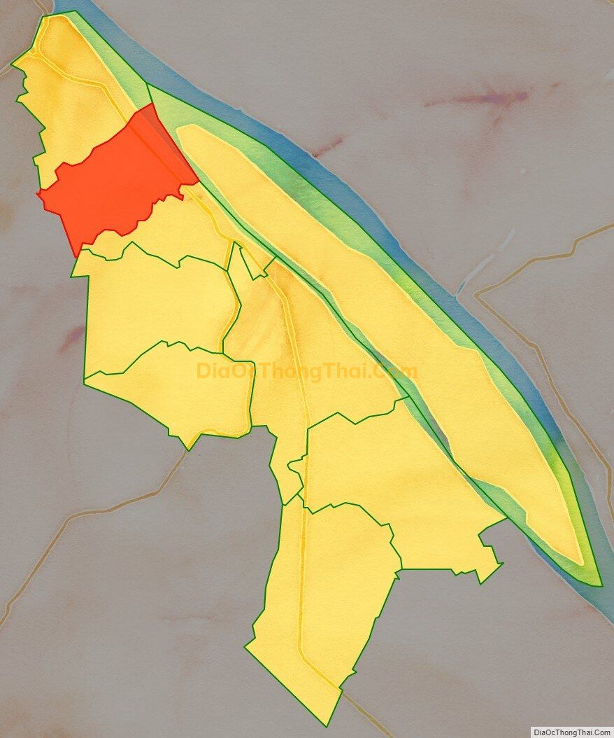 Bản đồ vị trí và địa giới hành chính Phường Thuận An, quận Thốt Nốt