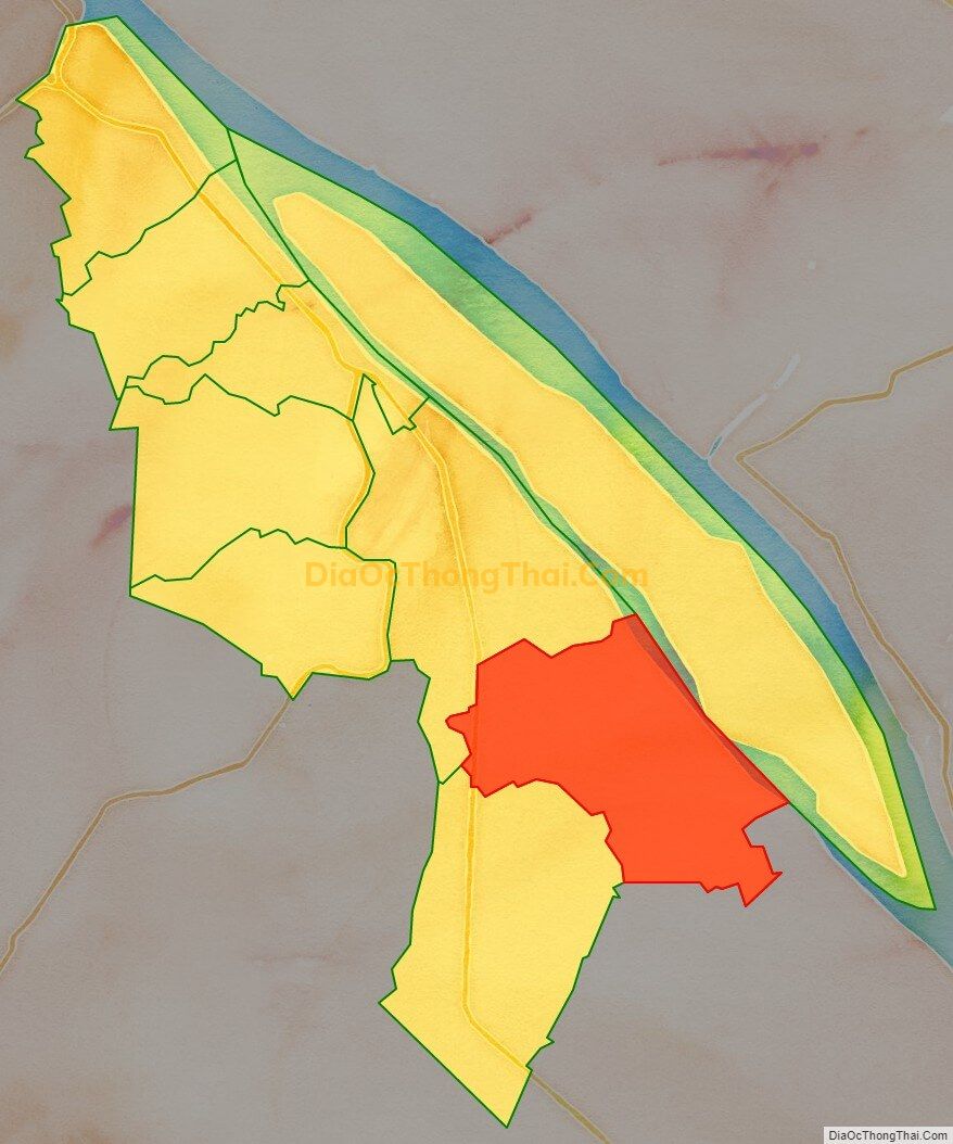 Bản đồ vị trí và địa giới hành chính Phường Thuận Hưng, quận Thốt Nốt