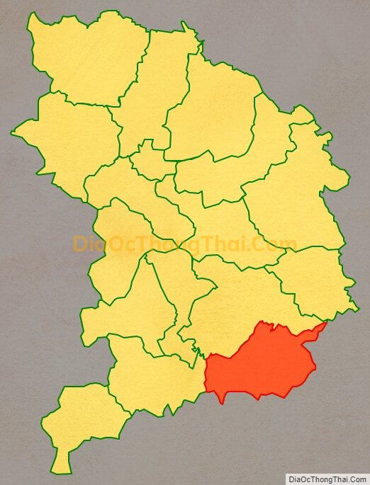 Bản đồ vị trí và địa giới hành chính Xã Đình Phùng, huyện Bảo Lạc