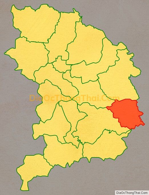 Bản đồ vị trí và địa giới hành chính Xã Hồng An, huyện Bảo Lạc