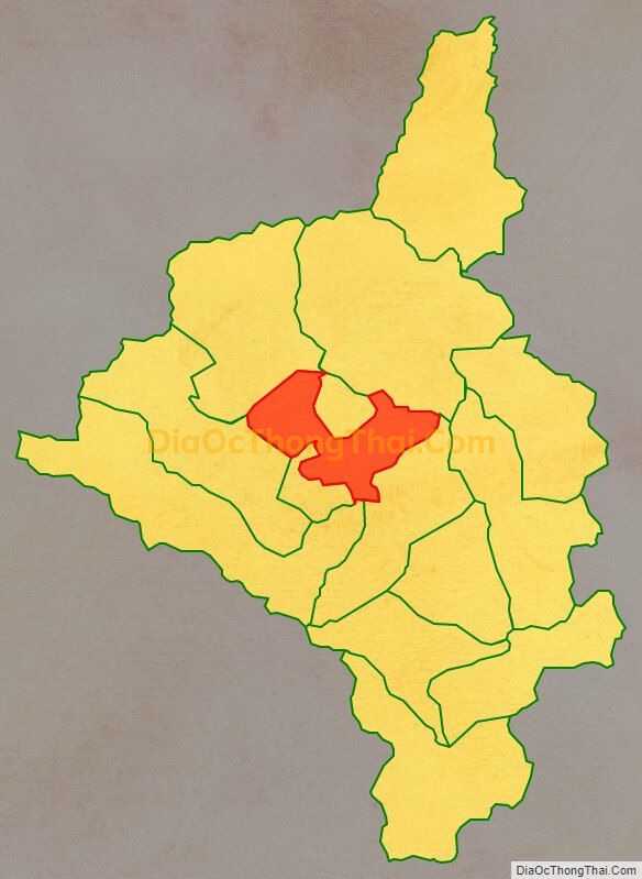 Bản đồ vị trí và địa giới hành chính Xã Nam Quang, huyện Bảo Lâm