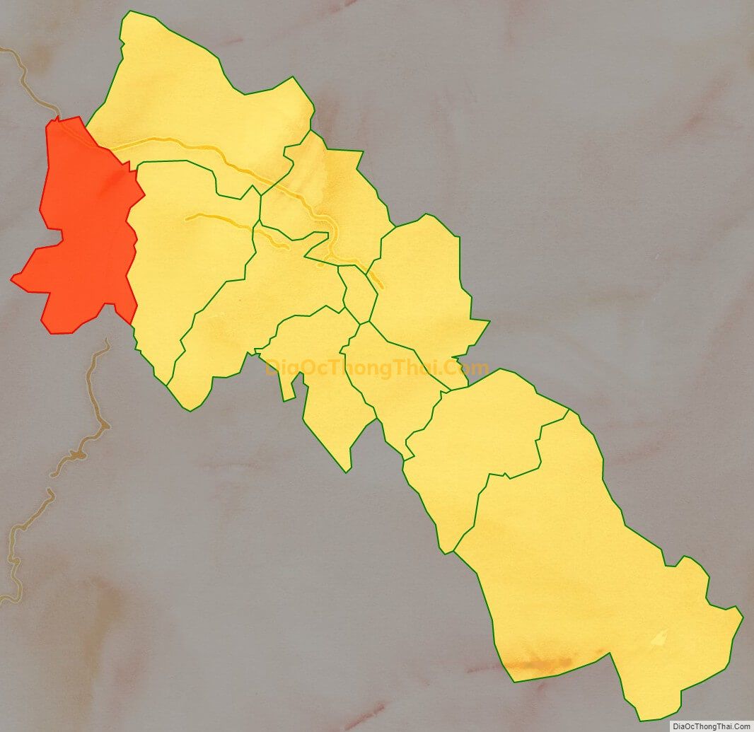 Bản đồ vị trí và địa giới hành chính Xã Hưng Đạo, TP Cao Bằng