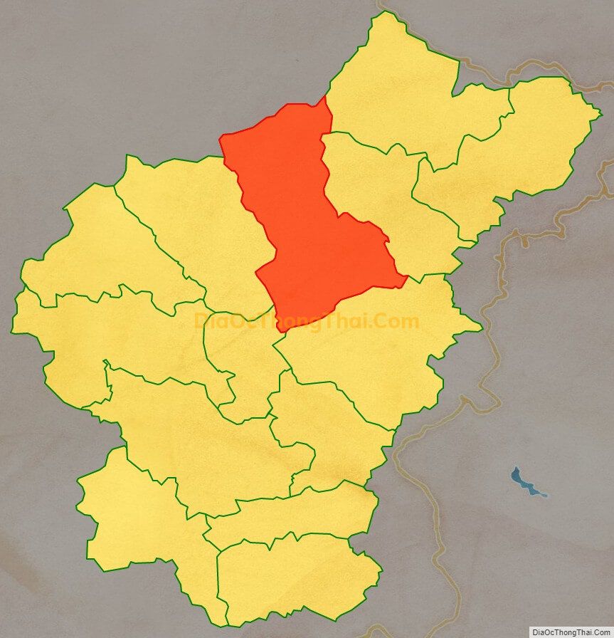 Bản đồ vị trí và địa giới hành chính Xã Thắng Lợi, huyện Hạ Lang