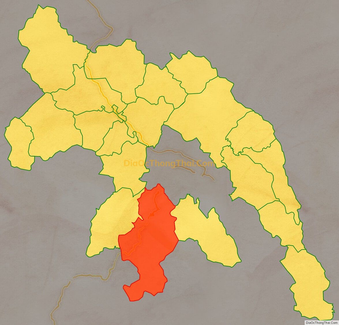 Bản đồ vị trí và địa giới hành chính Xã Bạch Đằng, huyện Hòa An