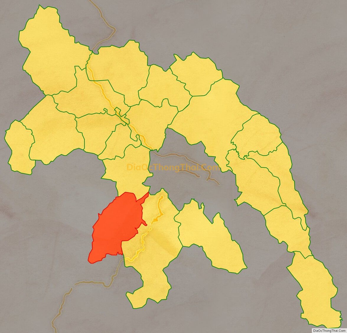 Bản đồ vị trí và địa giới hành chính Xã Bình Dương, huyện Hòa An