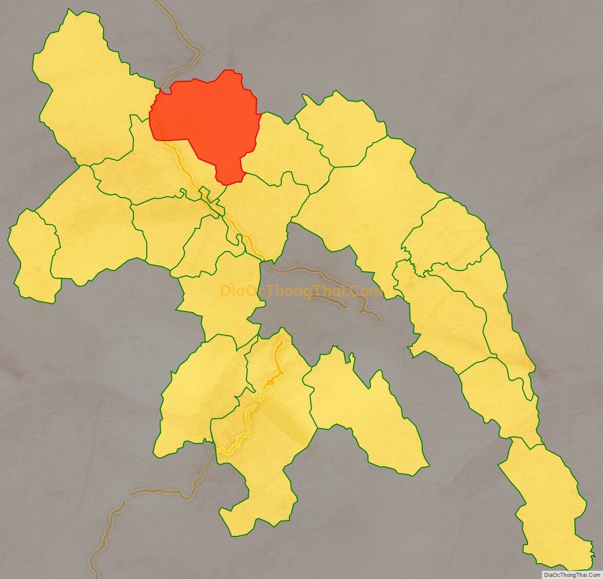 Bản đồ vị trí và địa giới hành chính Xã Nam Tuấn, huyện Hòa An