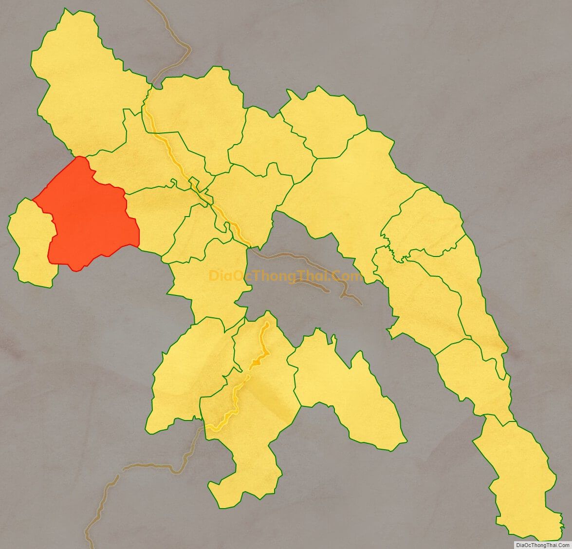 Bản đồ vị trí và địa giới hành chính Xã Trương Lương, huyện Hòa An
