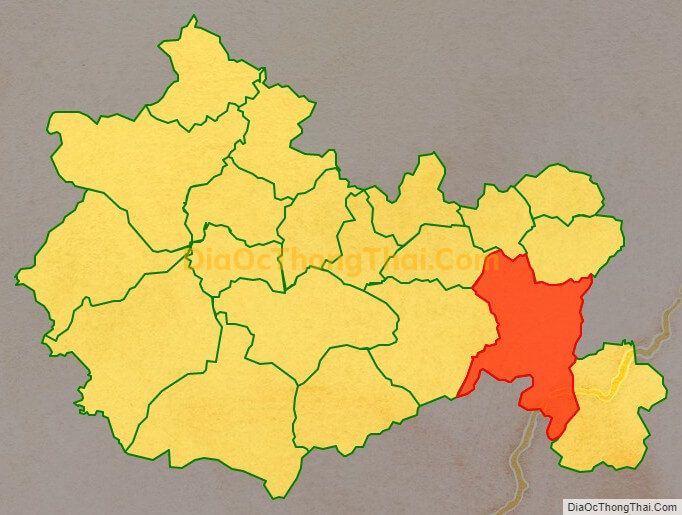 Bản đồ vị trí và địa giới hành chính Xã Hoa Thám, huyện Nguyên Bình
