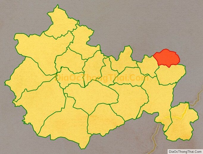 Bản đồ vị trí và địa giới hành chính Xã Minh Tâm, huyện Nguyên Bình