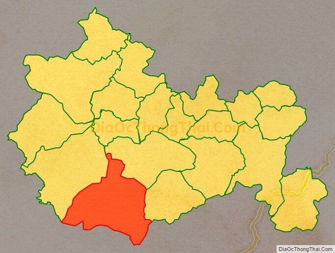 Bản đồ vị trí và địa giới hành chính Xã Thành Công, huyện Nguyên Bình