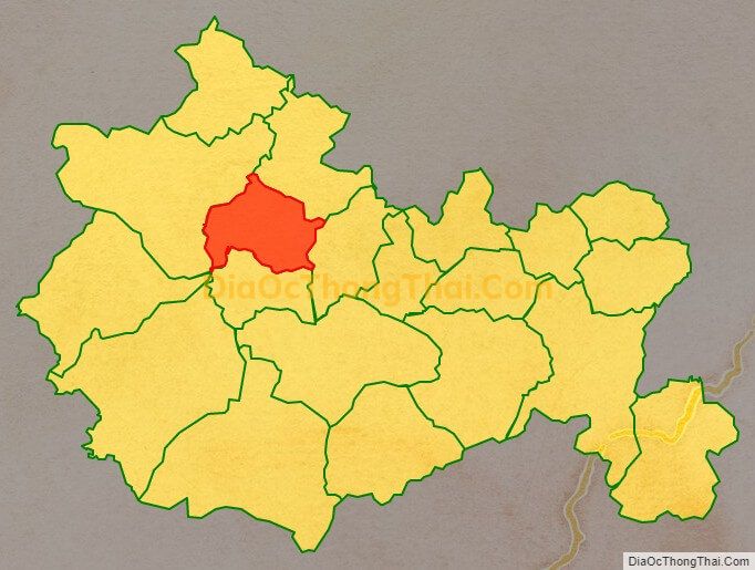 Bản đồ vị trí và địa giới hành chính Xã Vũ Nông, huyện Nguyên Bình