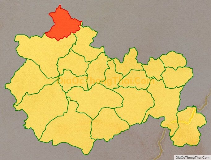 Bản đồ vị trí và địa giới hành chính Xã Yên Lạc, huyện Nguyên Bình