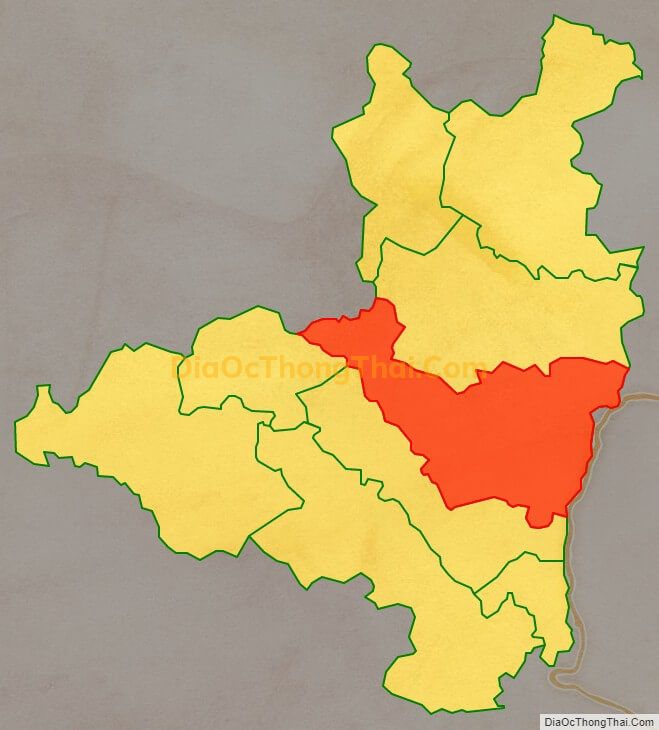 Bản đồ vị trí và địa giới hành chính Xã Đại Sơn, huyện Quảng Hòa
