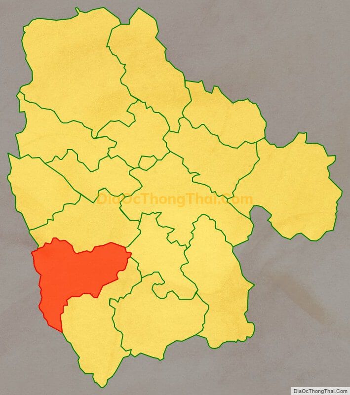 Bản đồ vị trí và địa giới hành chính Xã Ngọc Động, huyện Hà Quảng