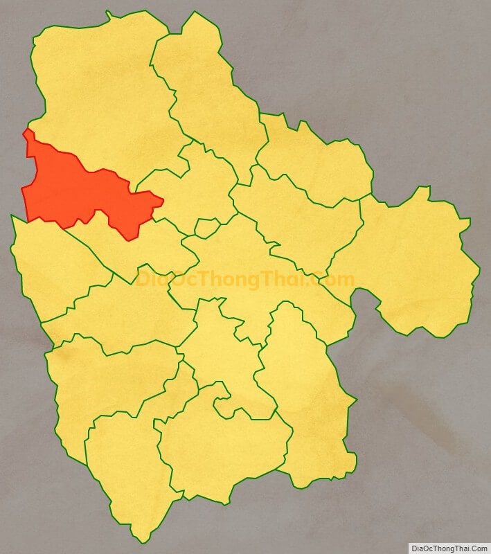 Bản đồ vị trí và địa giới hành chính Xã Quốc Dân (cũ), huyện Quảng Uyên