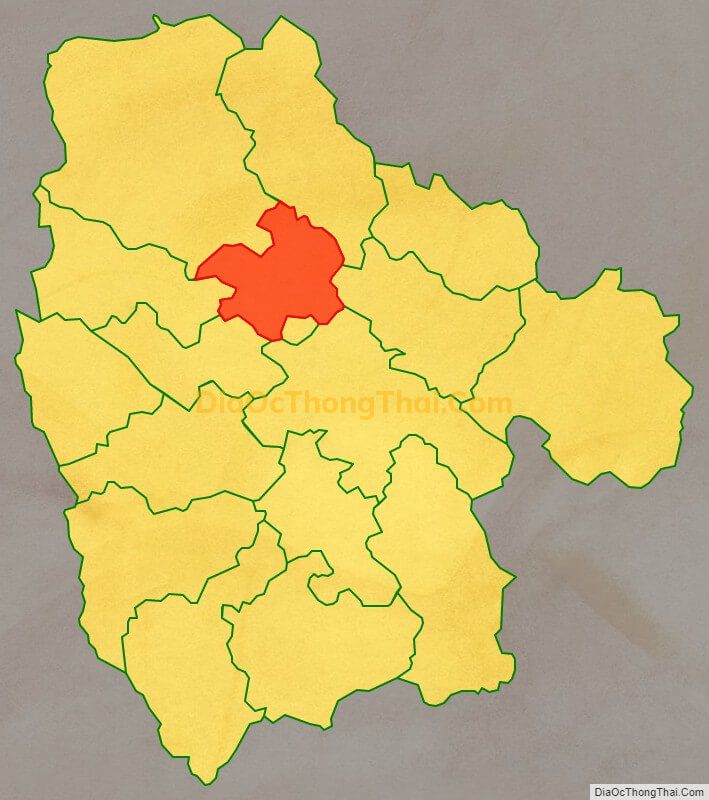 Bản đồ vị trí và địa giới hành chính Xã Quốc Phong (cũ), huyện Quảng Uyên