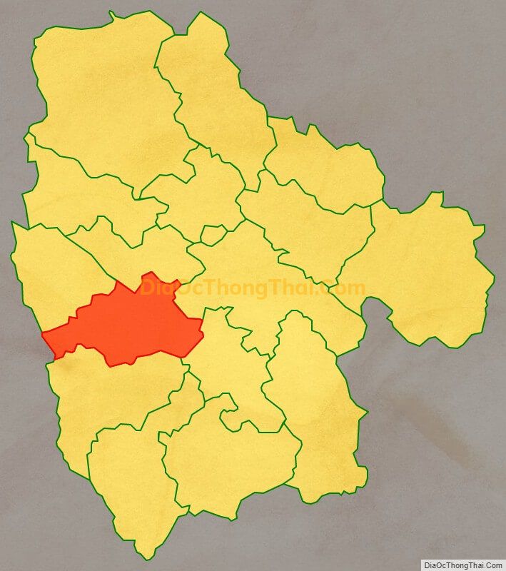 Bản đồ vị trí và địa giới hành chính Xã Tự Do, huyện Quảng Hòa