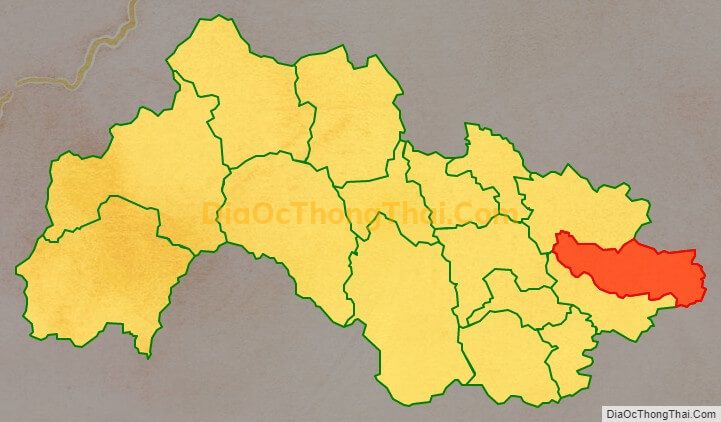 Bản đồ vị trí và địa giới hành chính Xã Đức Long, huyện Thạch An