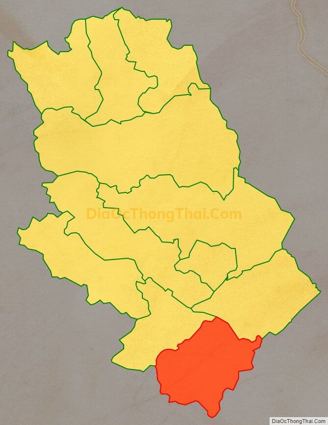 Bản đồ vị trí và địa giới hành chính Xã Bình Lãng (cũ), huyện Thông Nông