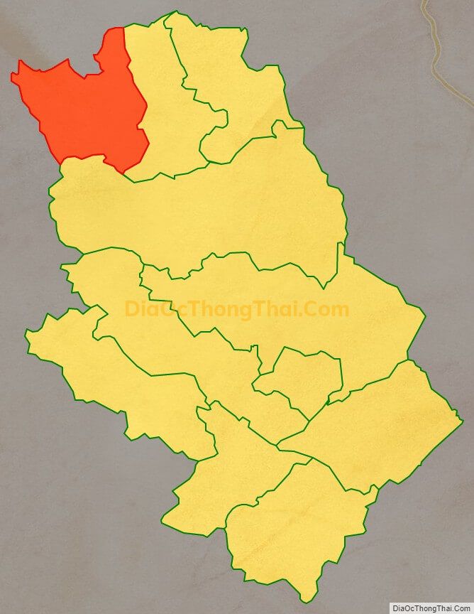 Bản đồ vị trí và địa giới hành chính Xã Cần Nông, huyện Hà Quảng