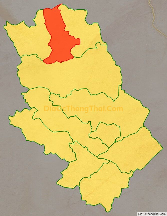 Bản đồ vị trí và địa giới hành chính Xã Cần Yên, huyện Hà Quảng