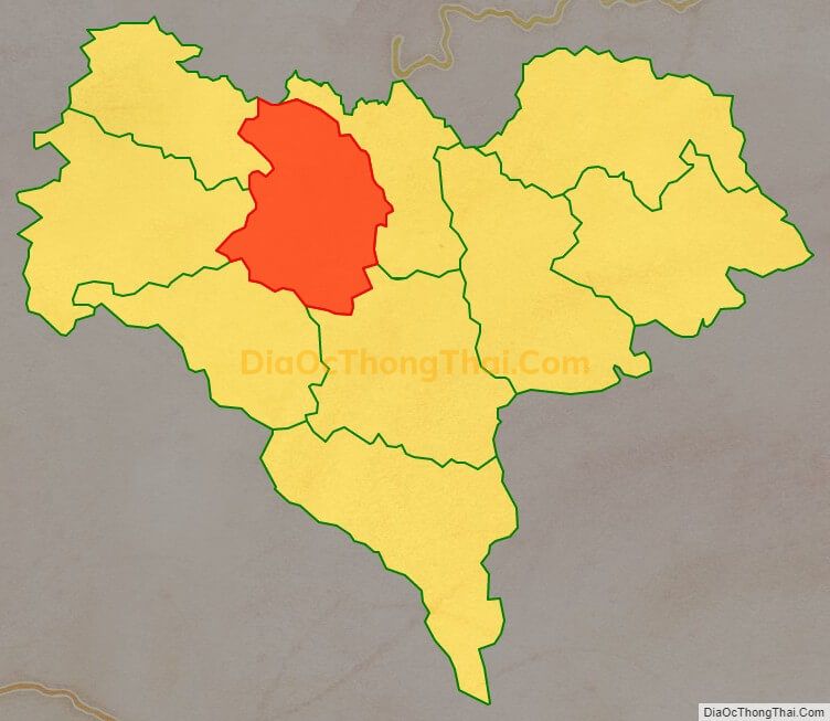 Bản đồ vị trí và địa giới hành chính Xã Quang Hán, huyện Trùng Khánh