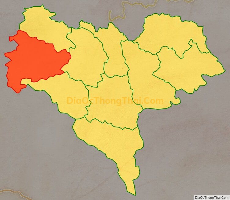 Bản đồ vị trí và địa giới hành chính Xã Quang Vinh (cũ), huyện Trà Lĩnh