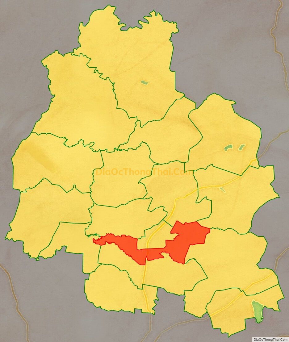 Bản đồ vị trí và địa giới hành chính Xã Quảng Tiến, huyện Cư M'gar