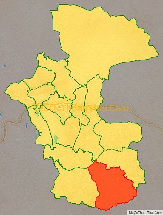 Bản đồ vị trí và địa giới hành chính Xã Cư Bông, huyện Ea Kar