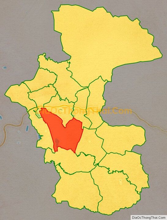 Bản đồ vị trí và địa giới hành chính Xã Cư Ni, huyện Ea Kar