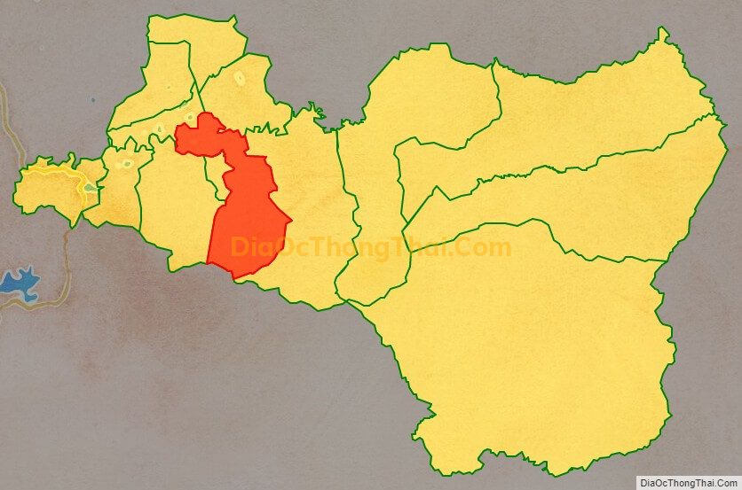 Bản đồ vị trí và địa giới hành chính Xã Khuê Ngọc Điền, huyện Krông Bông