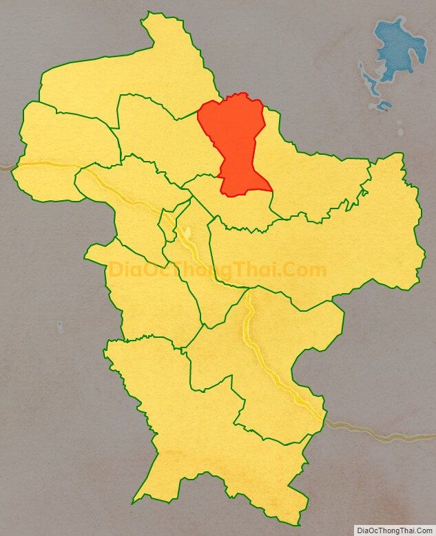 Bản đồ vị trí và địa giới hành chính Xã Ea H'MLay, huyện M'Drắk