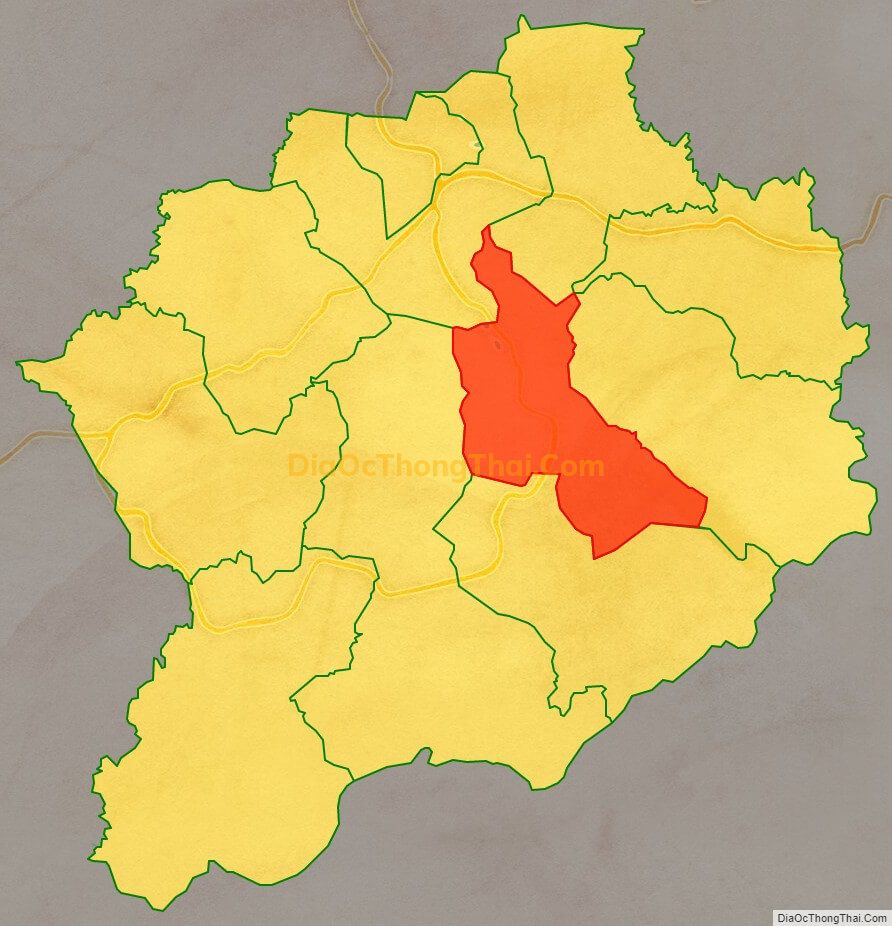 Bản đồ vị trí và địa giới hành chính Xã Nghĩa Thắng, huyện Đắk R'lấp