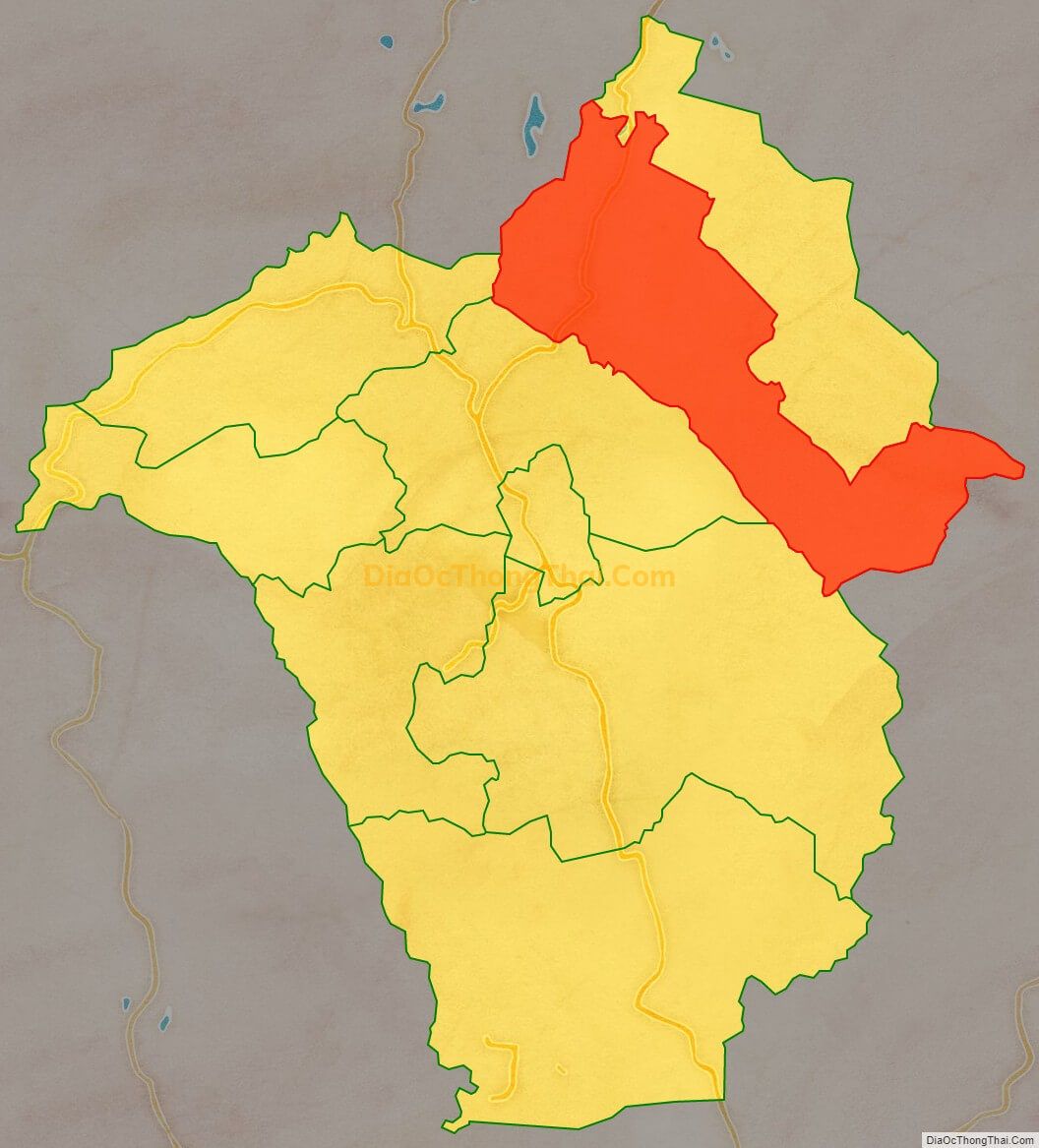 Bản đồ vị trí và địa giới hành chính Xã Đắk Hòa, huyện Đắk Song