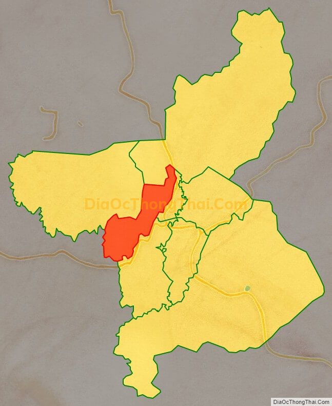Bản đồ vị trí và địa giới hành chính Phường Nghĩa Phú, TP Gia Nghĩa
