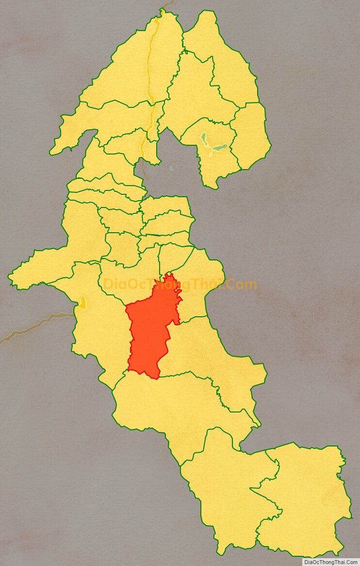 Bản đồ vị trí và địa giới hành chính Xã Hẹ Muông, huyện Điện Biên
