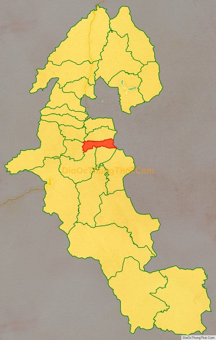 Bản đồ vị trí và địa giới hành chính Xã Noọng Hẹt, huyện Điện Biên