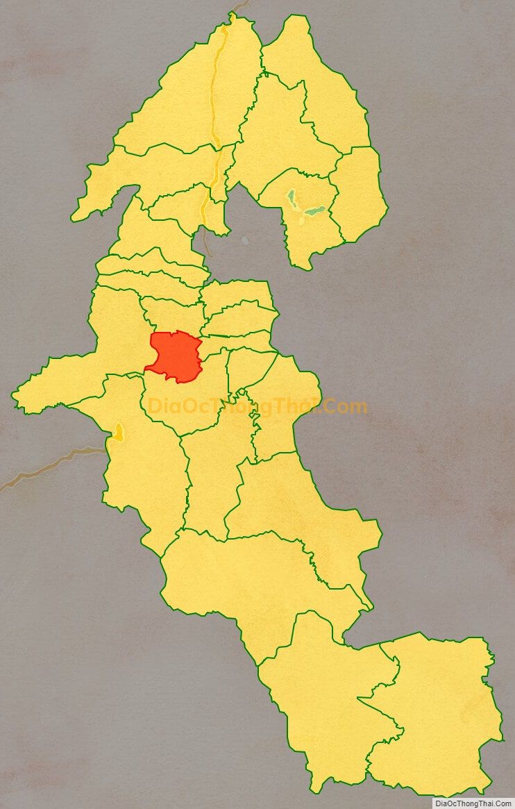 Bản đồ vị trí và địa giới hành chính Xã Noong Luống, huyện Điện Biên
